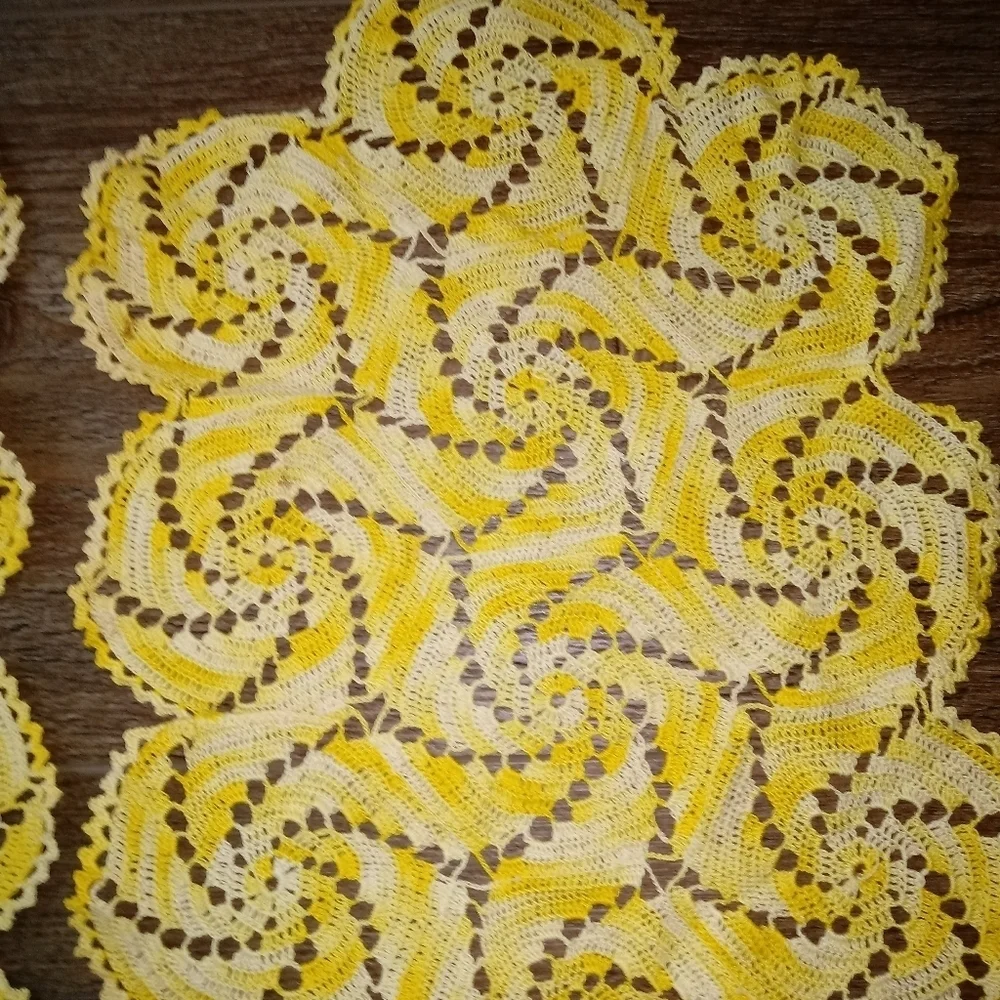 Crocheted napkins